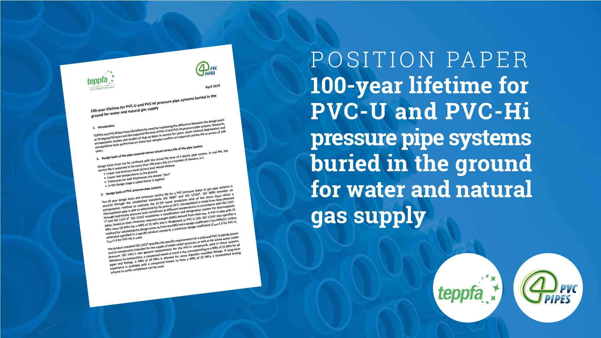 pvc pipes 100 years position paper