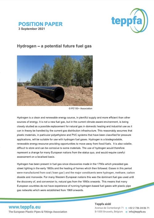 teppfa position paper hydrogen pvc