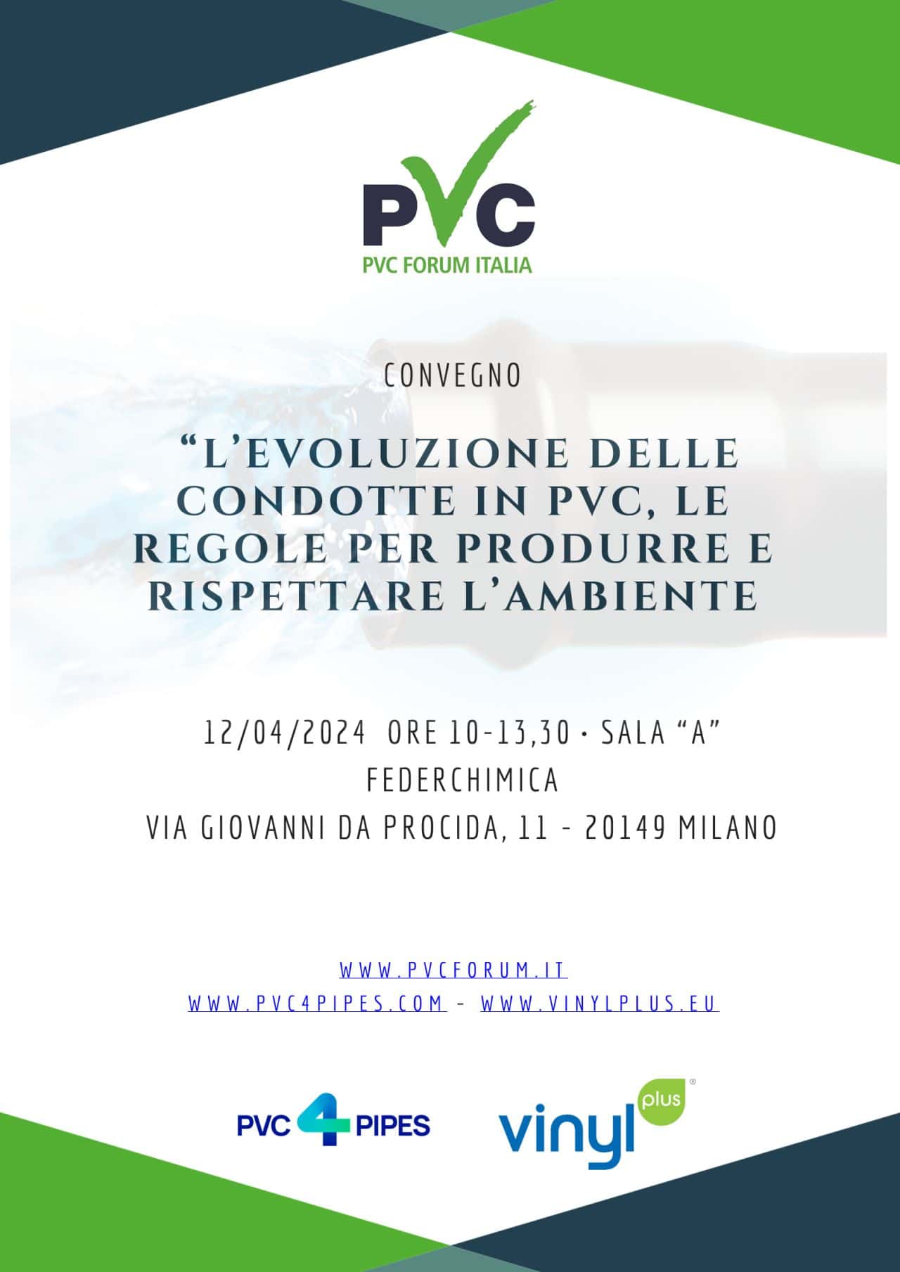 L’evoluzione delle condotte in PVC, le regole per produrre e rispettare l’ambiente