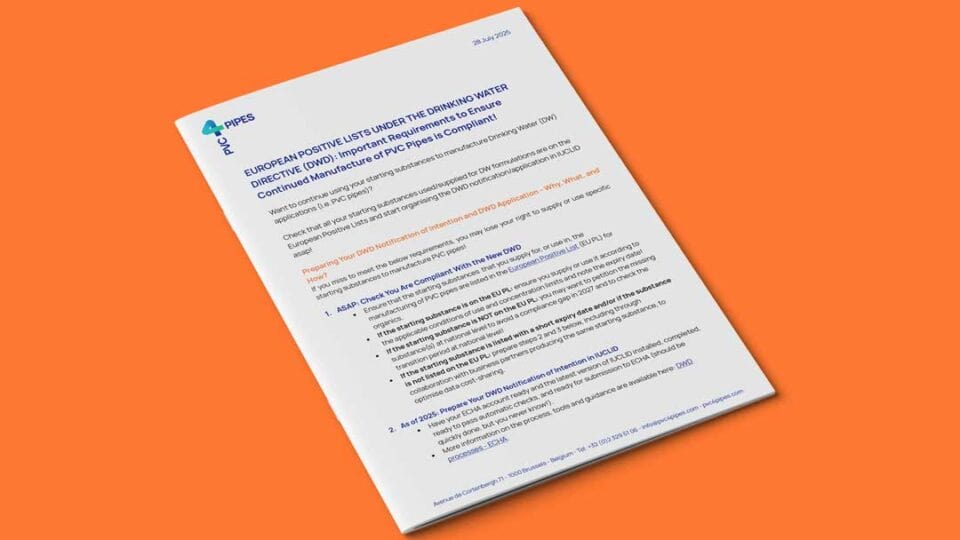 pvc4pipes guidance document on eu positive lists for drinking water